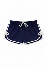Plus Size Contrast-Trim Tie-Accent Shorts | Forever 21 Womens