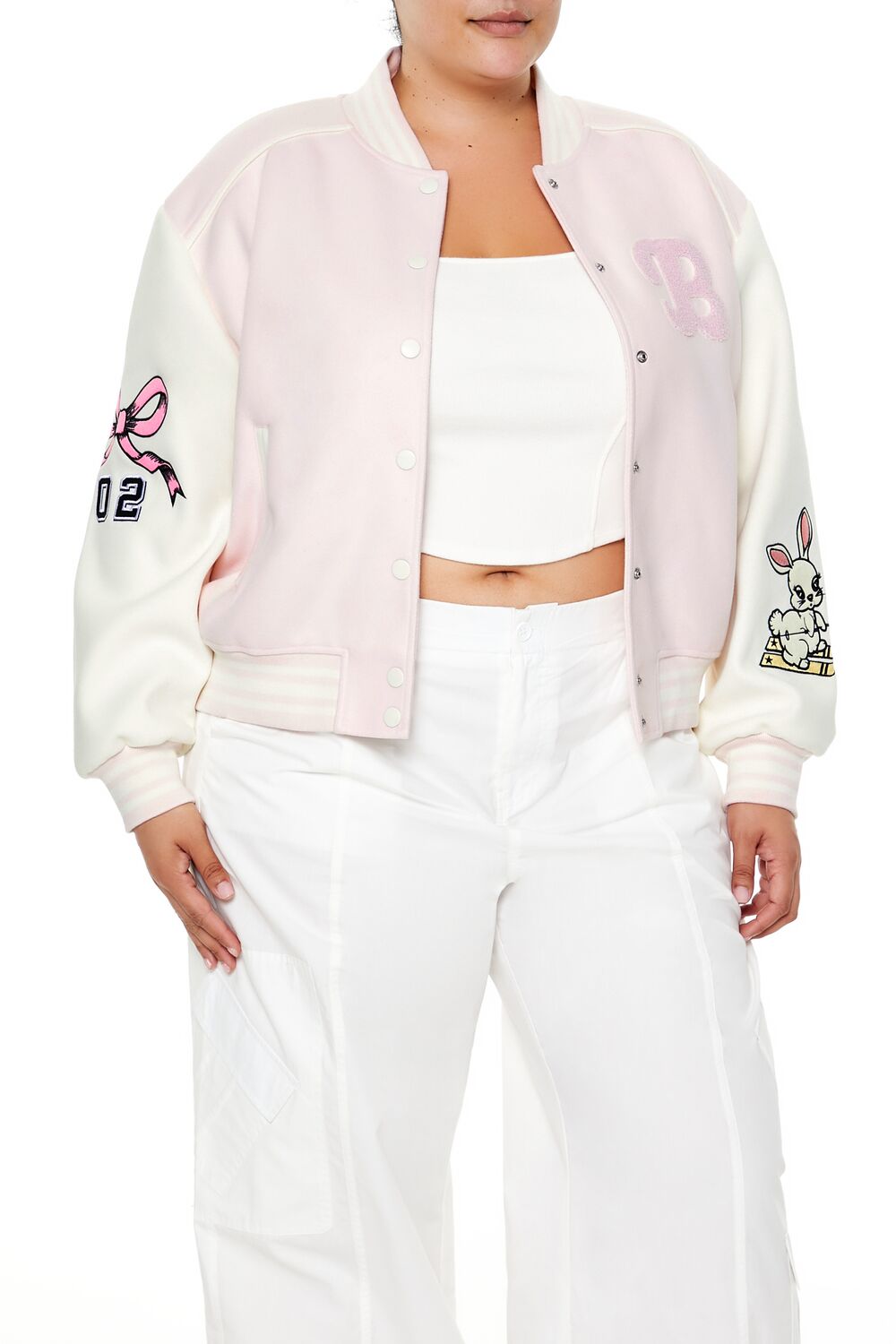 Plus Size Bunny Bomber Jacket | Forever 21 Womens