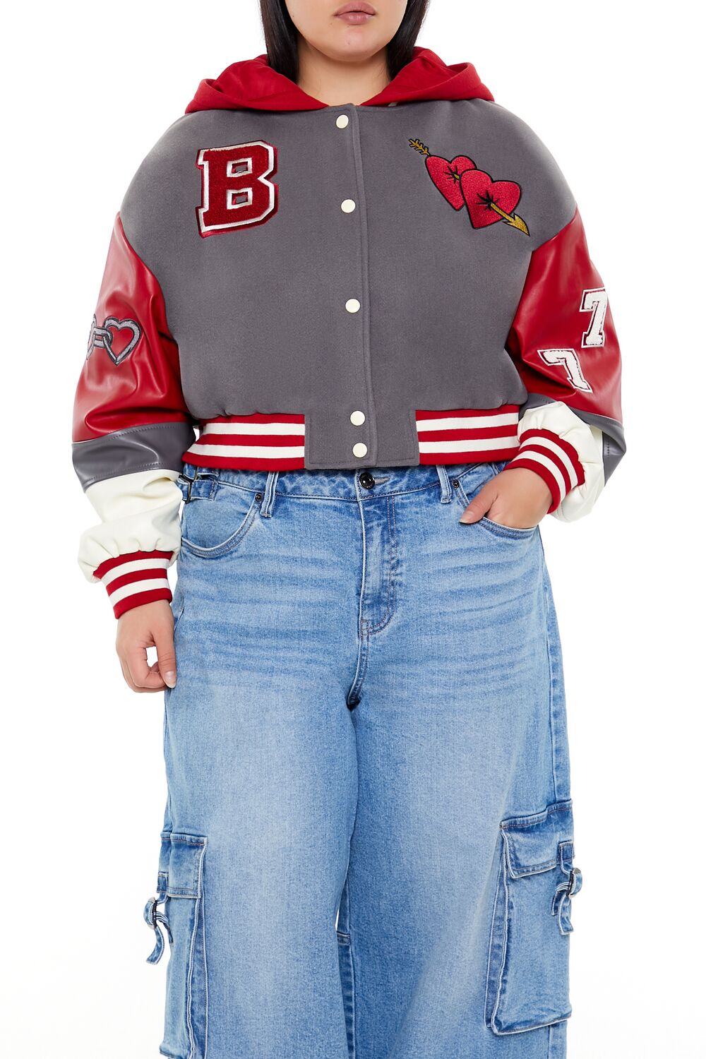 Plus Size Baby Girl Varsity Jacket | Forever 21 Womens