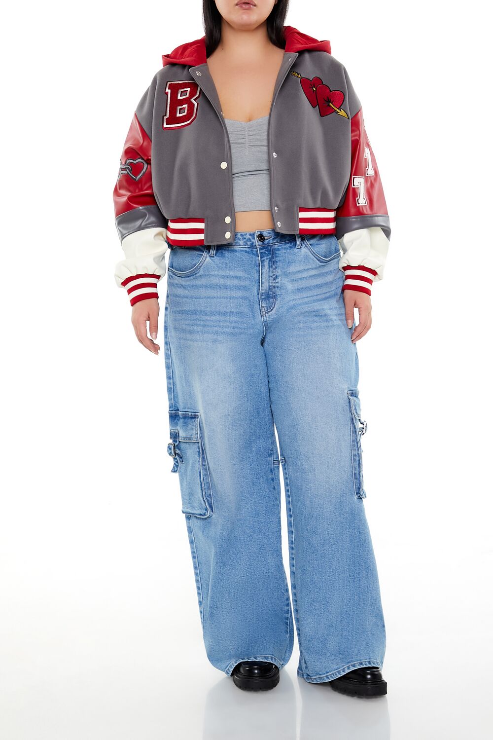 Plus Size Baby Girl Varsity Jacket | Forever 21 Womens