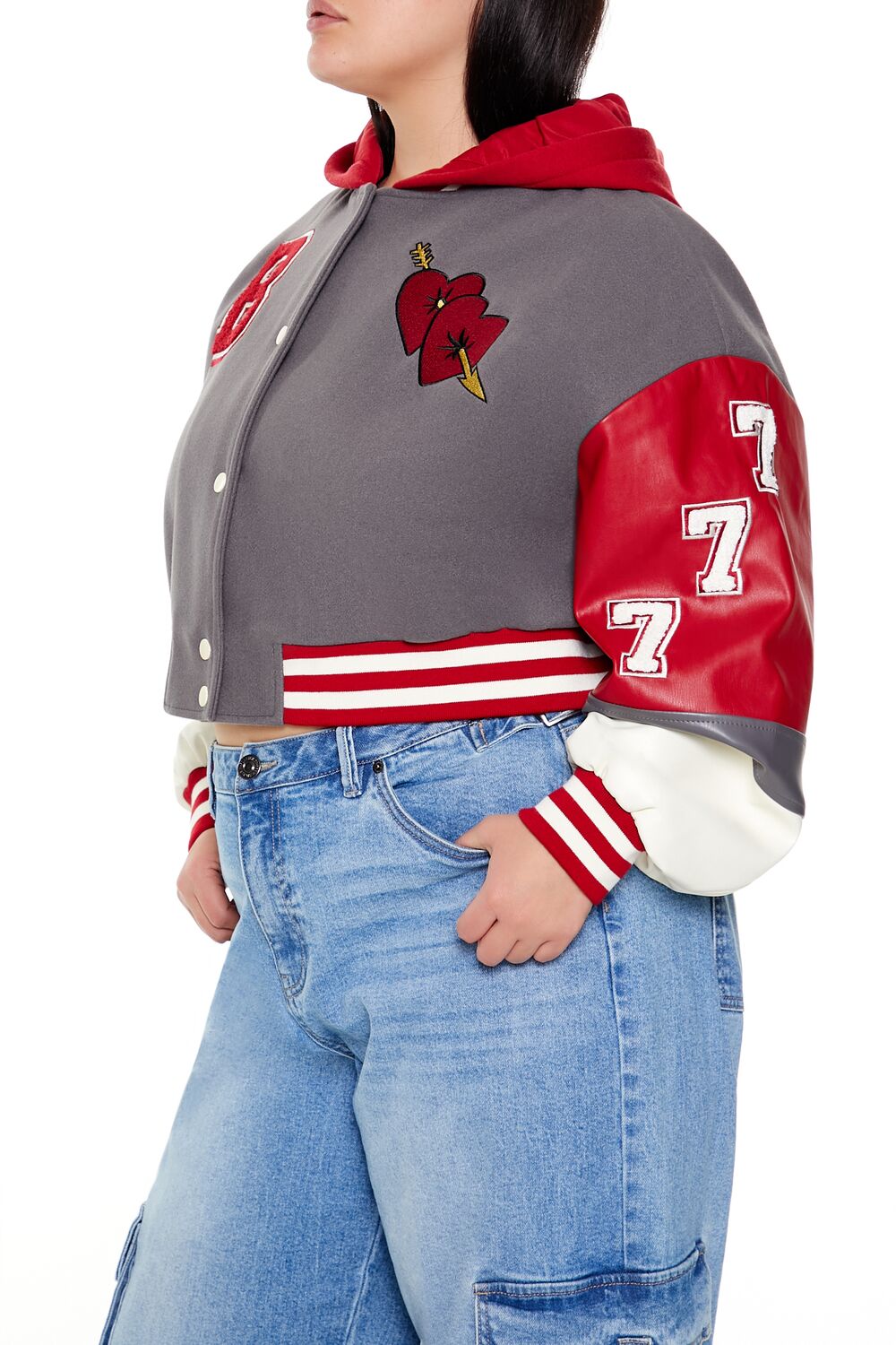Plus Size Baby Girl Varsity Jacket | Forever 21 Womens