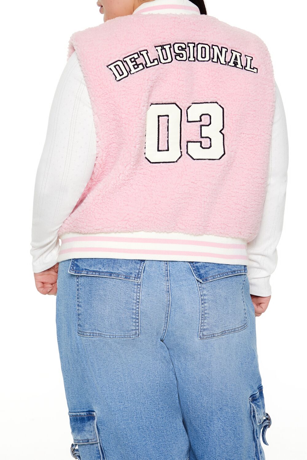 Plus Size Delusional Varsity Jacket | Forever 21 Womens