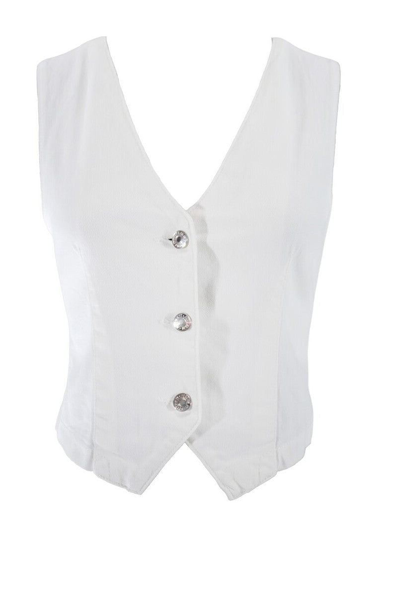 Stretch Denim Vest | Forever 21 Womens