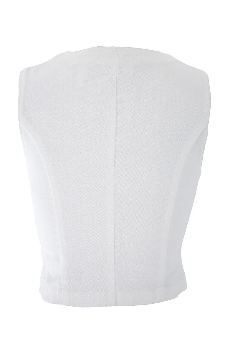 Stretch Denim Vest | Forever 21 Womens