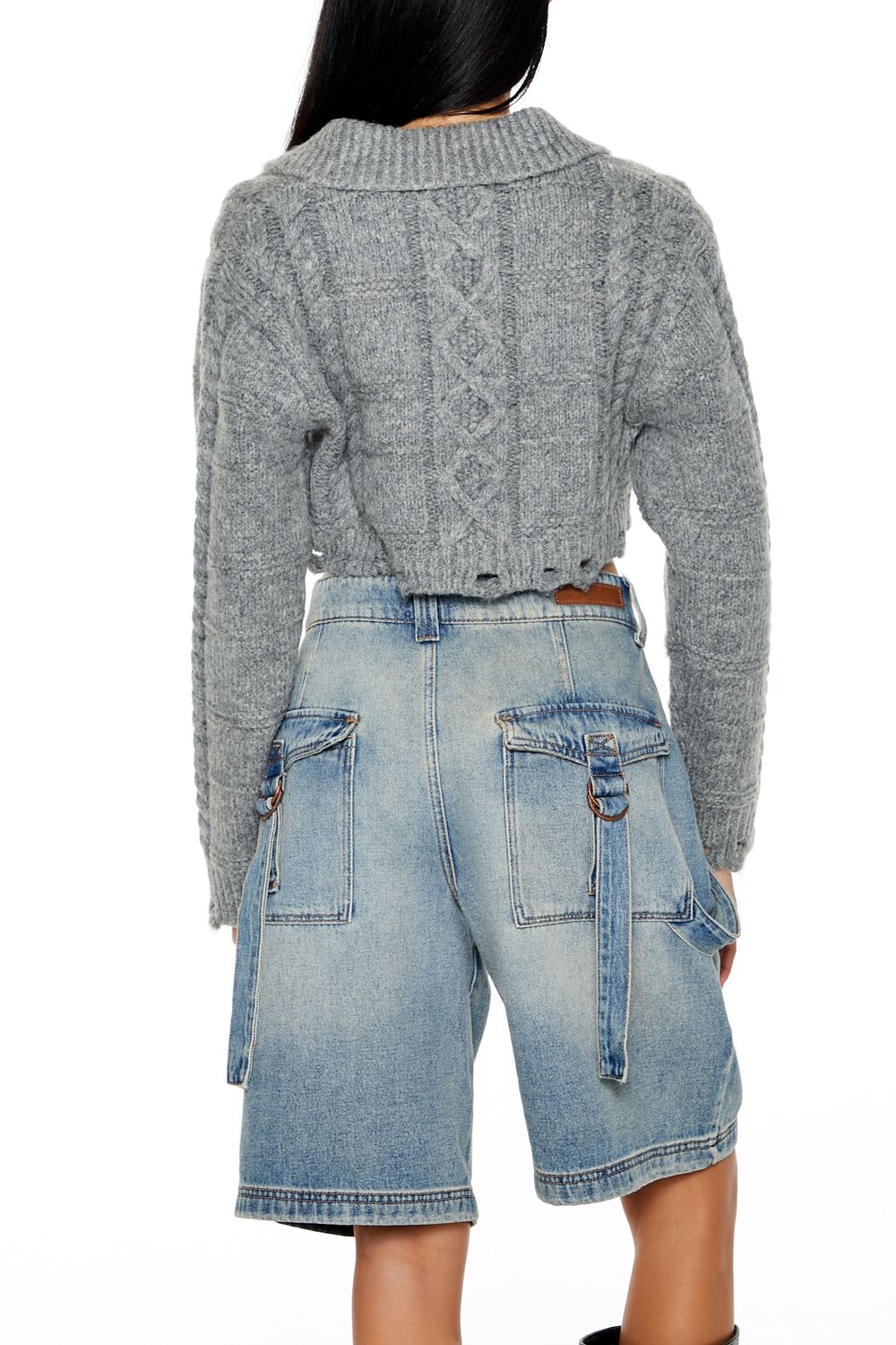 Cable Knit Sharkbite Half-Zip Sweater | Forever 21 Womens