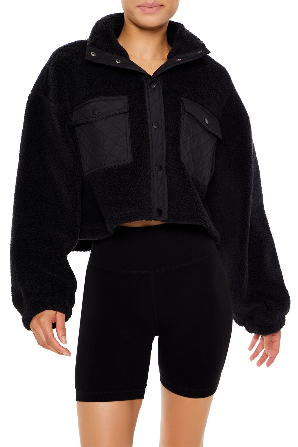 Active Faux Shearling Jacket | Forever 21 Womens