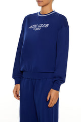 Fleece Varsity-Striped Pullover | Forever 21 Womens