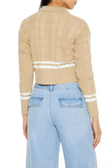 Varsity-Striped Cardigan Sweater | Forever 21 Womens