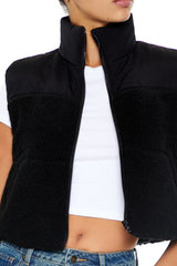 Cropped Faux Shearling Vest | Forever 21 Womens