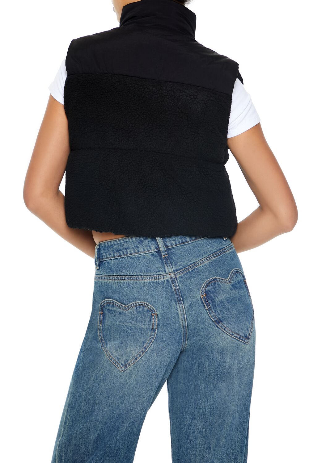 Cropped Faux Shearling Vest | Forever 21 Womens