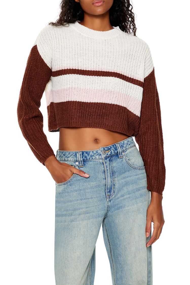 Colorblock Cropped Sweater | Forever 21 Womens