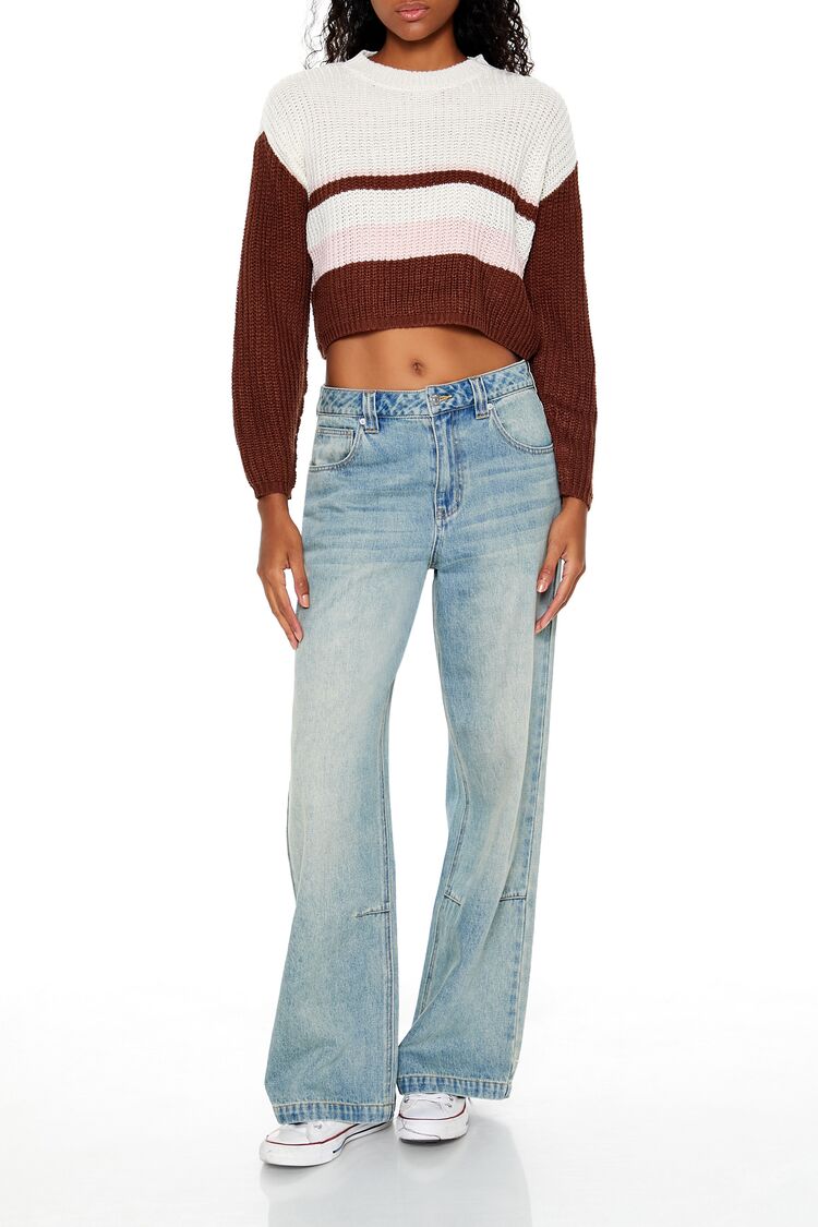 Colorblock Cropped Sweater | Forever 21 Womens