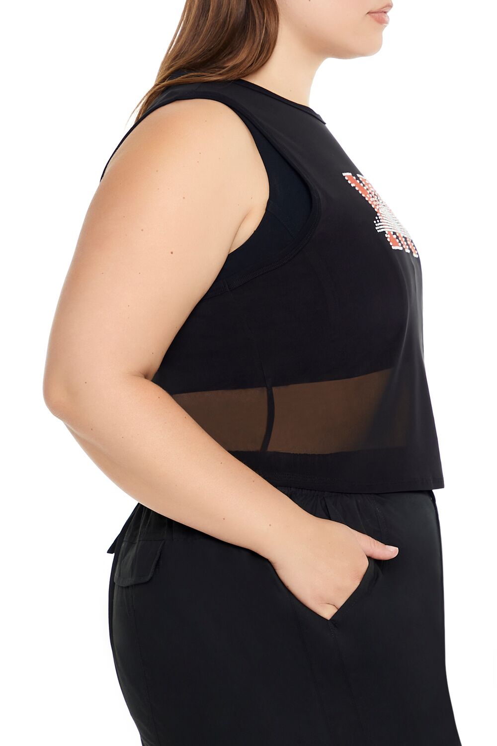 Plus Size Rhinestone NY Tank Top | Forever 21 Womens