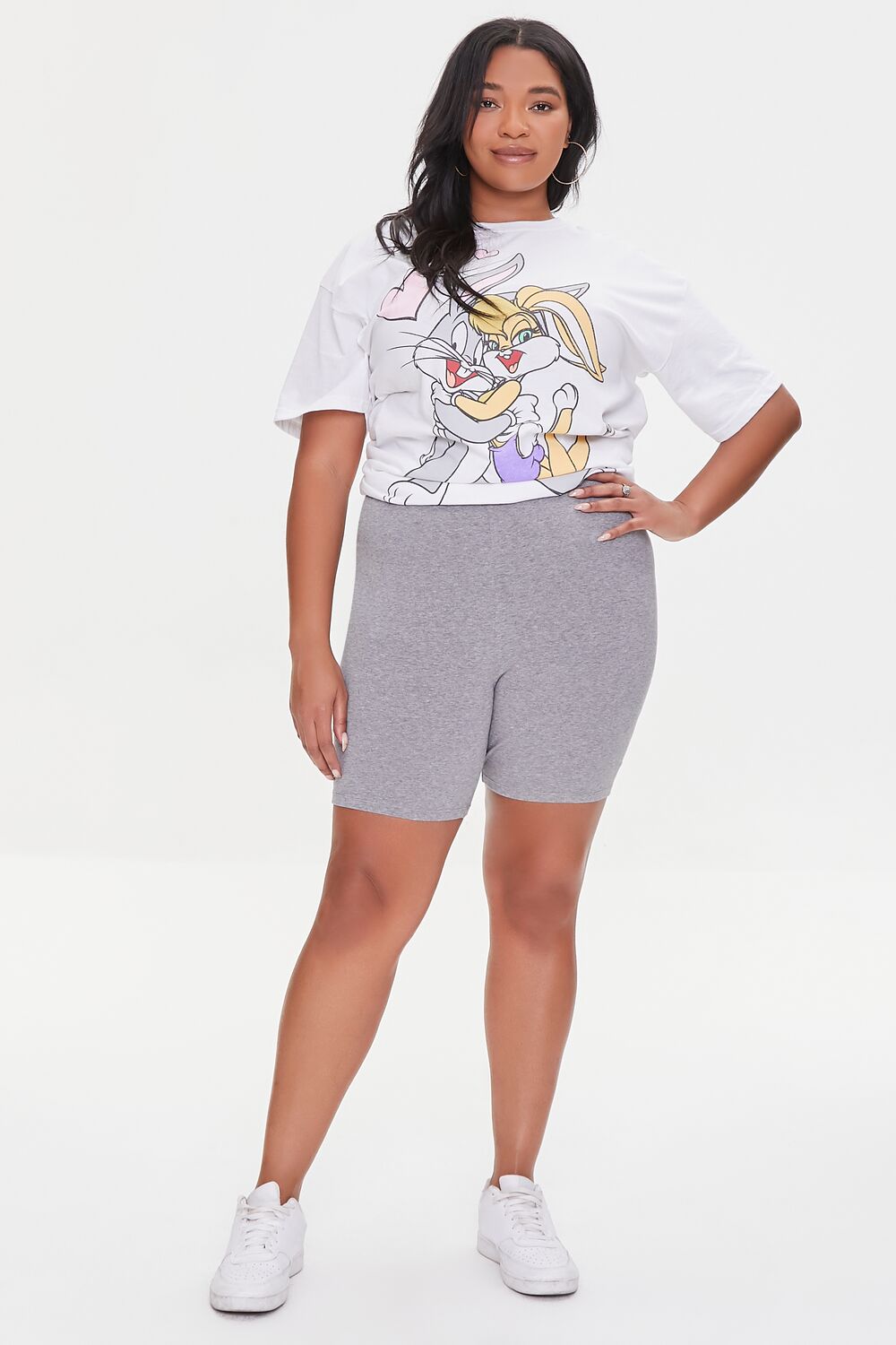 Plus Size Basic Cotton Biker Shorts | Forever 21 Womens