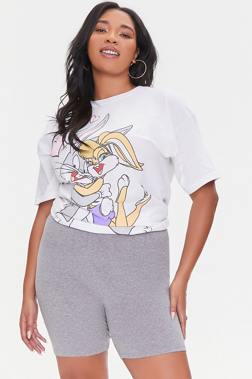 Plus Size Basic Cotton Biker Shorts | Forever 21 Womens