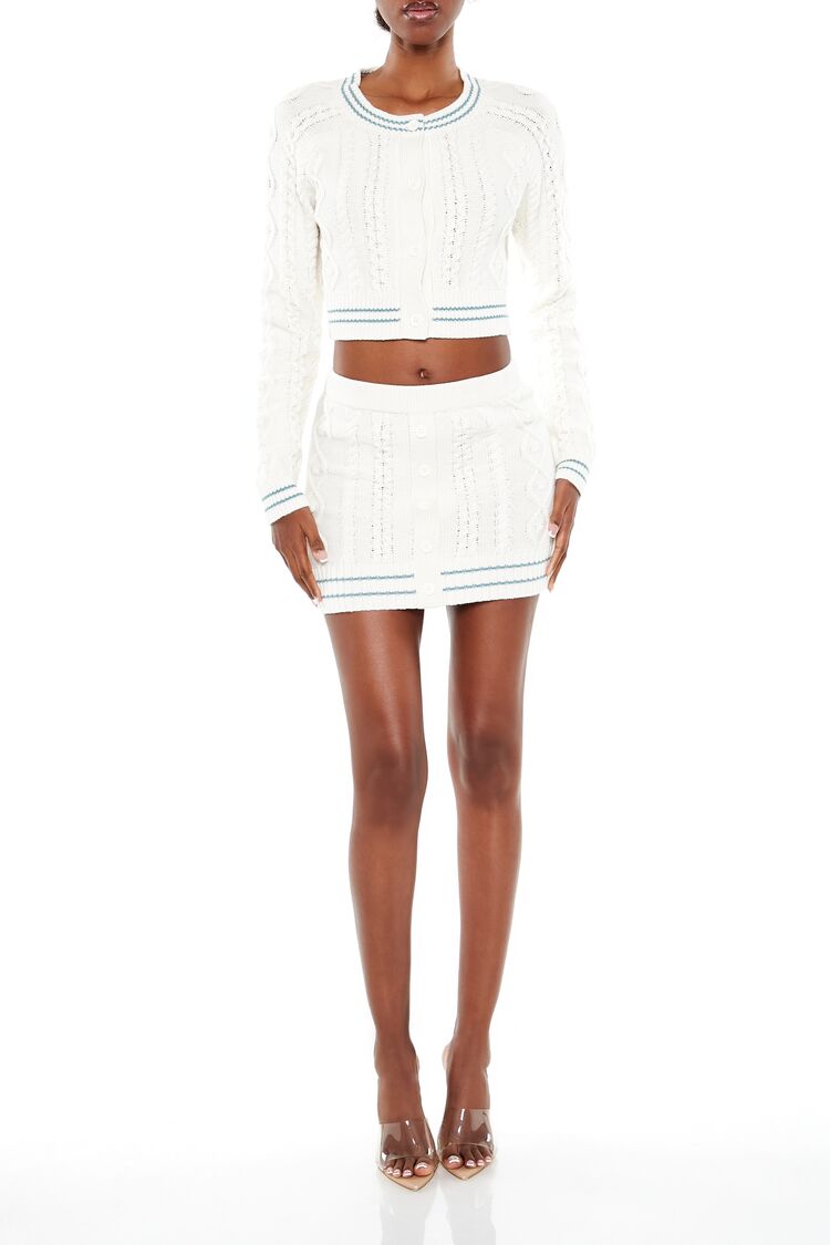Striped Sweater-Knit Mini Skirt | Forever 21 Womens