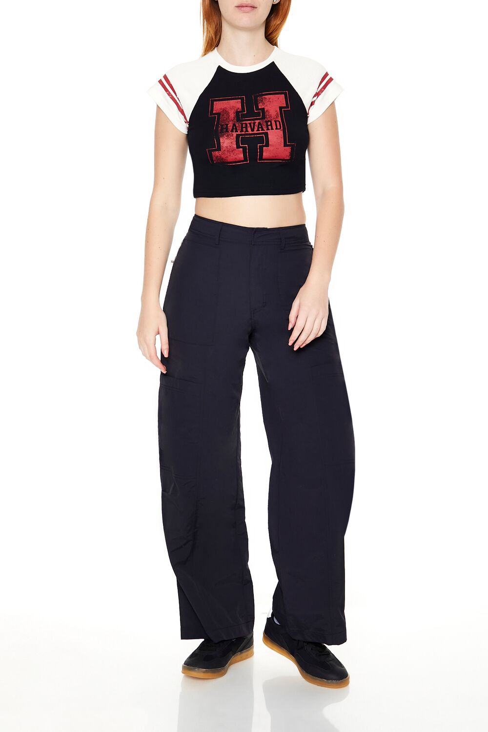 Raglan Harvard Graphic Baby Tee | Forever 21 Womens
