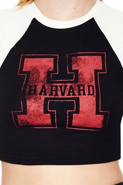 Raglan Harvard Graphic Baby Tee | Forever 21 Womens