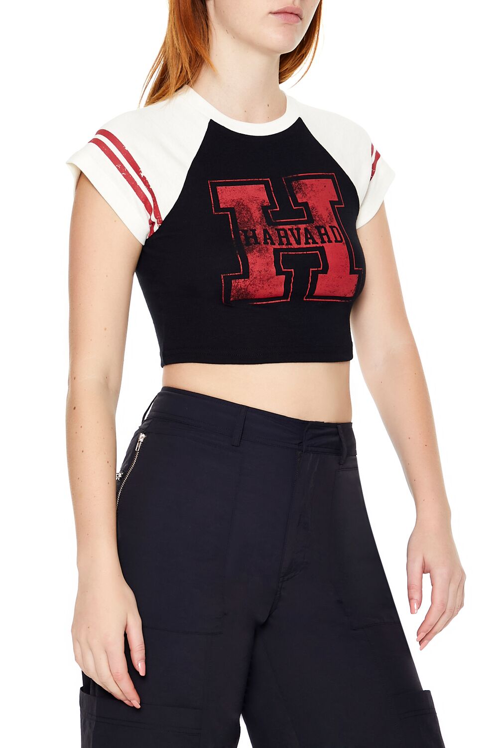 Raglan Harvard Graphic Baby Tee | Forever 21 Womens