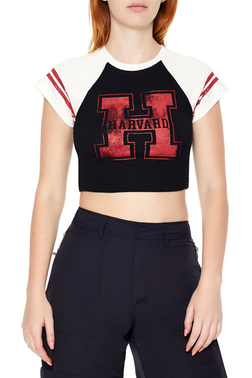 Raglan Harvard Graphic Baby Tee | Forever 21 Womens
