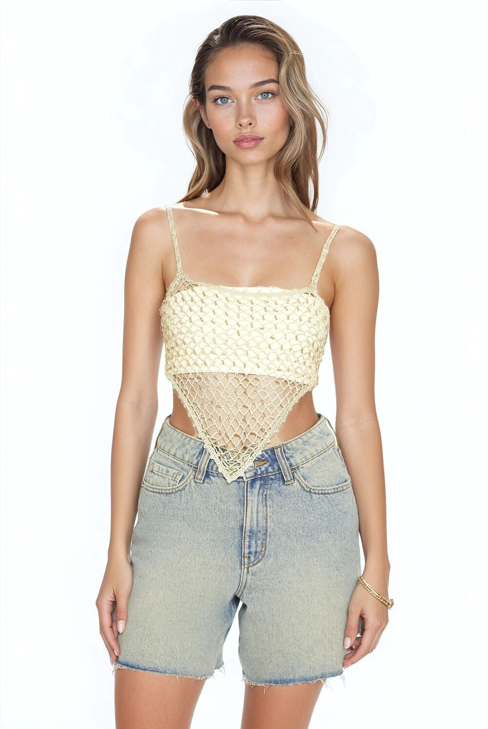 Sequin Sweater-Knit V-Hem Cami | Forever 21 Womens