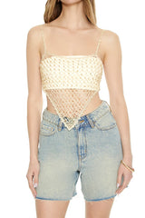 Sequin Sweater-Knit V-Hem Cami | Forever 21 Womens