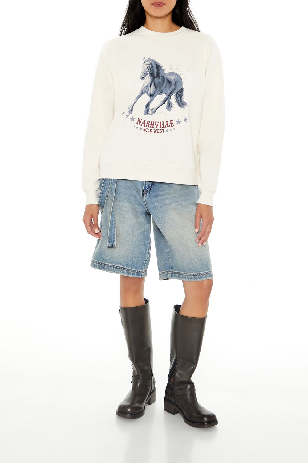 Nashville Wild West Pullover | Forever 21 Womens