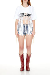 Crochet Fringe Tee | Forever 21 Womens