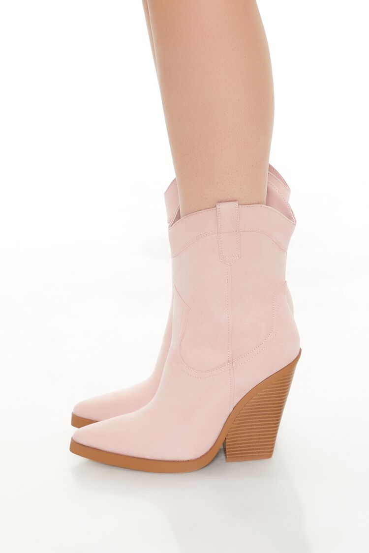 Faux Suede Cowboy Booties | Forever 21 Womens