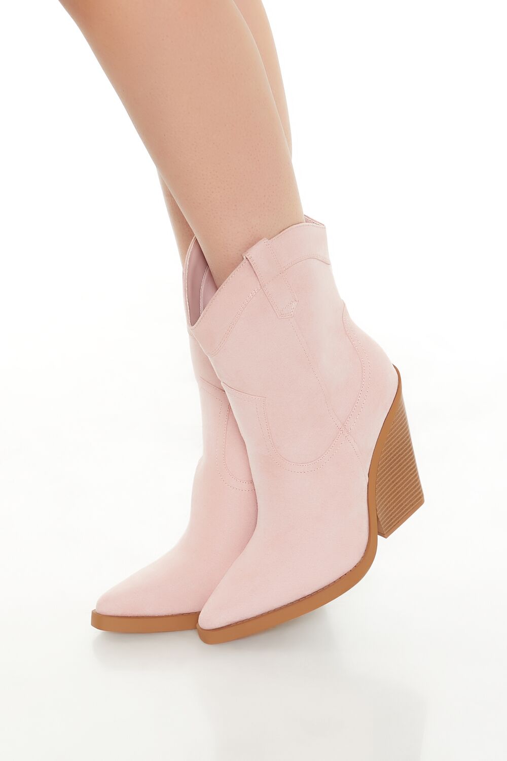 Faux Suede Cowboy Booties | Forever 21 Womens