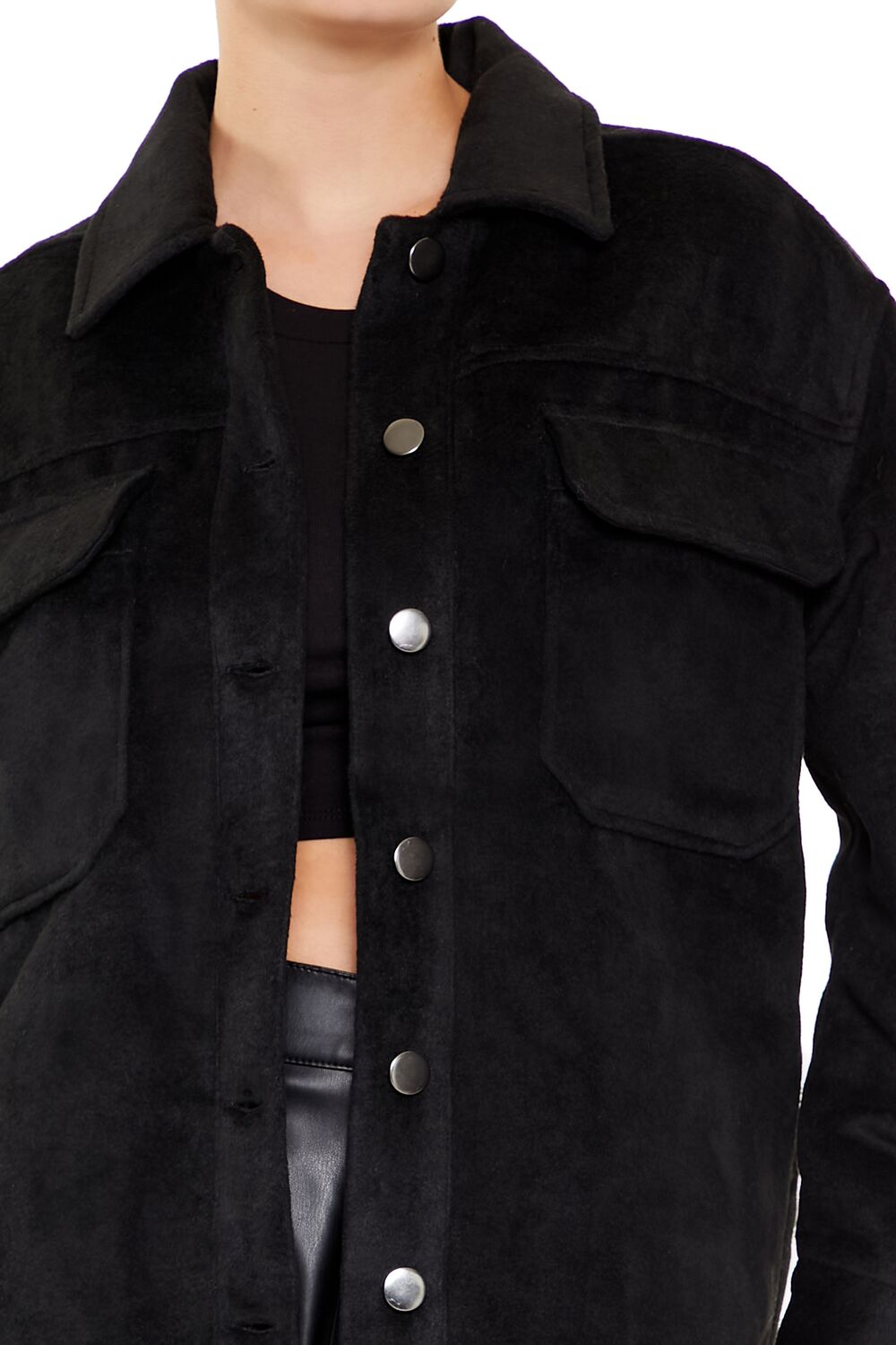 Plus Size Faux Suede Shacket | Forever 21 Womens