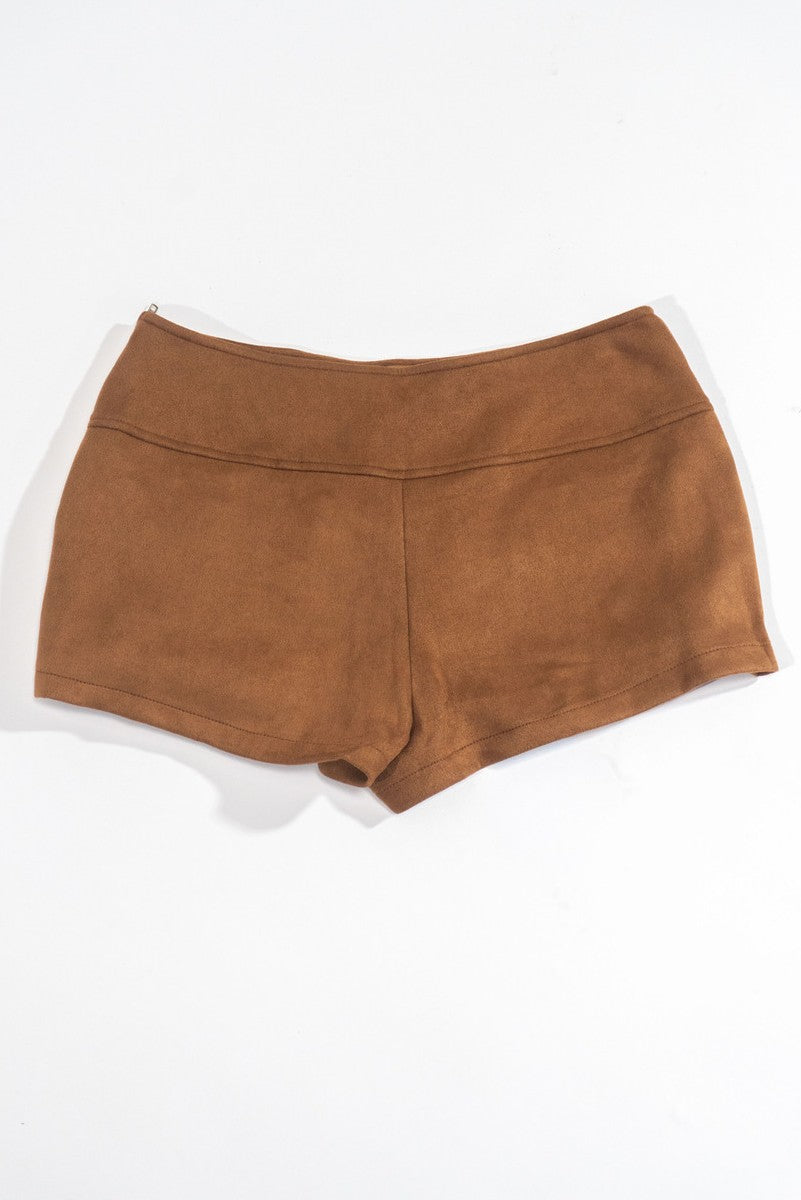 Faux Suede Studded Skort | Forever 21 Womens