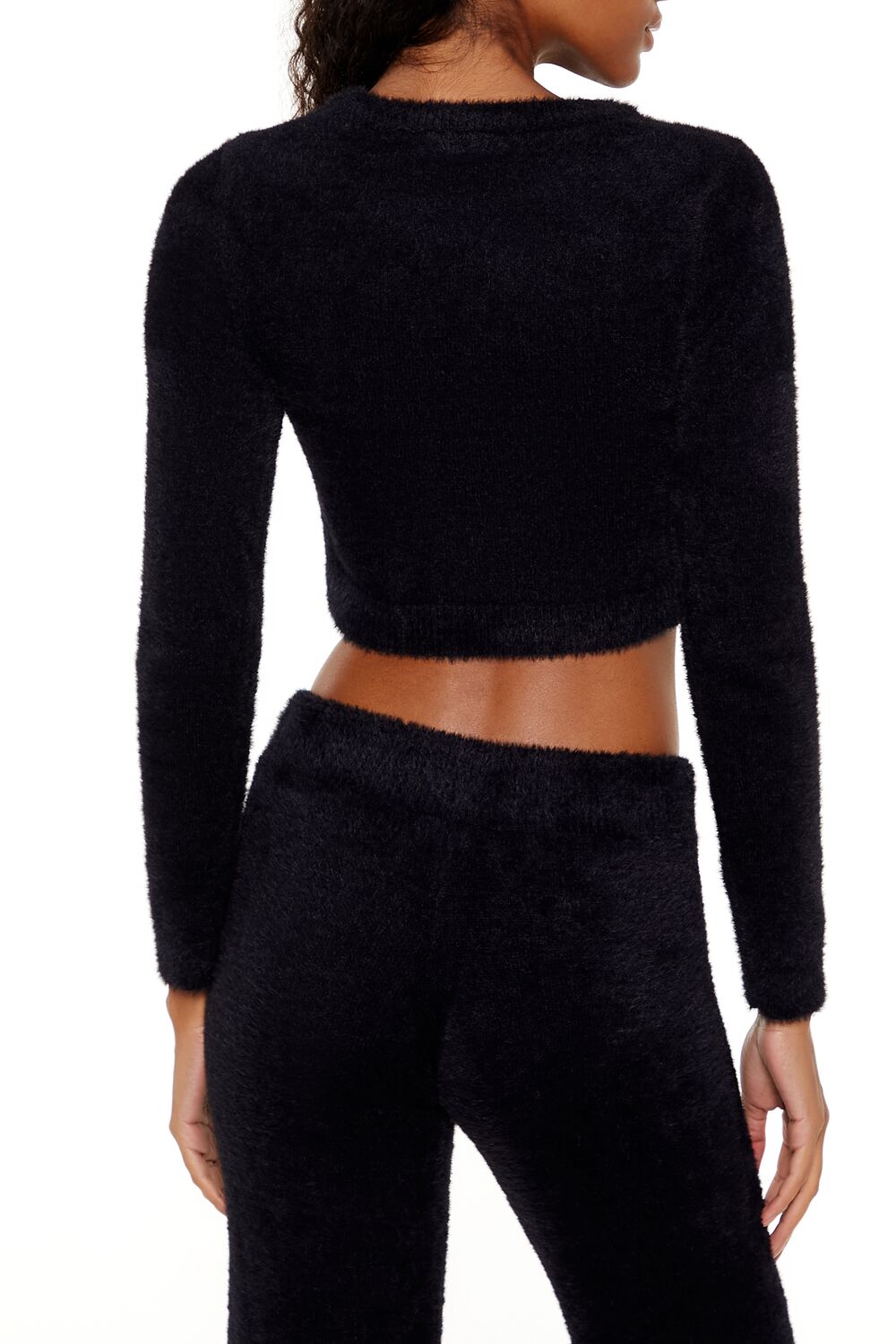 Fuzzy Knit Cropped Sweater | Forever 21 Womens