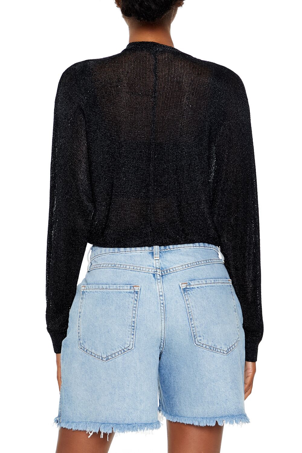 Glitter Knit Zip-Up Sweater | Forever 21 Womens