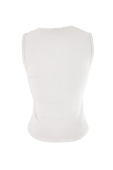 Sleeveless Lace-Up V-Neck Top | Forever 21 Womens