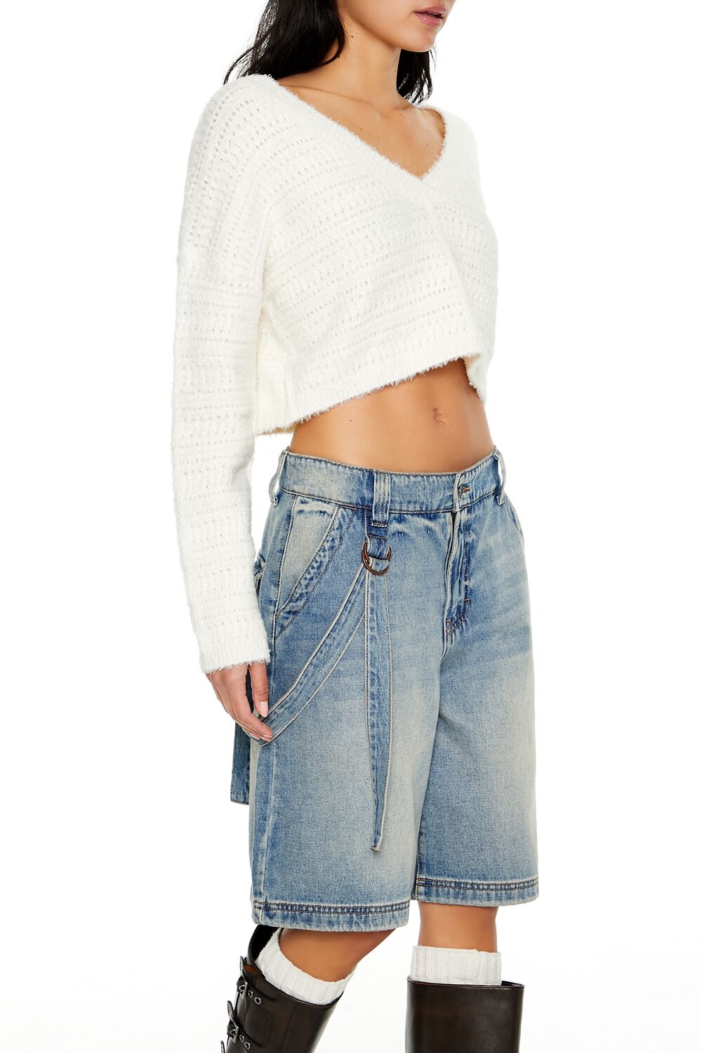 Crossover Mock Wrap Sweater | Forever 21 Womens
