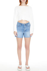 Cropped Split-Back Sweater | Forever 21 Womens