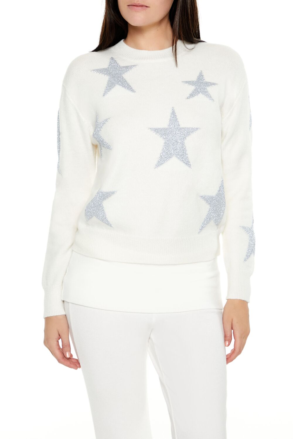 Star Print Sweater | Forever 21 Womens