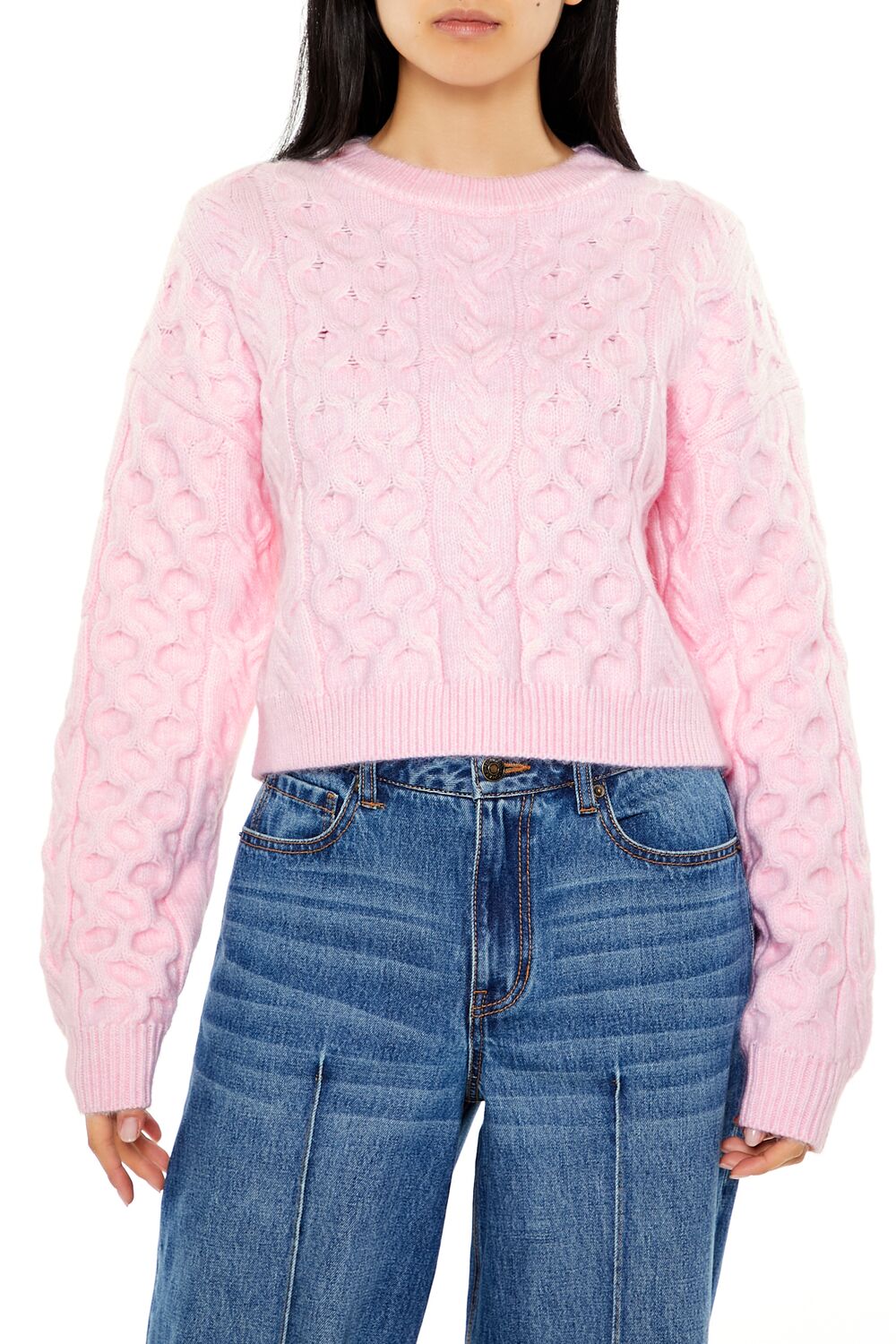 Cable & Honeycomb Knit Sweater | Forever 21 Womens