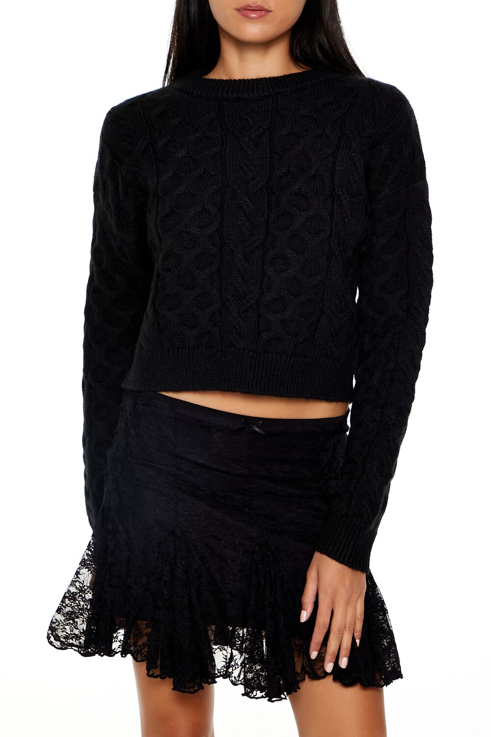 Cable & Honeycomb Knit Sweater | Forever 21 Womens