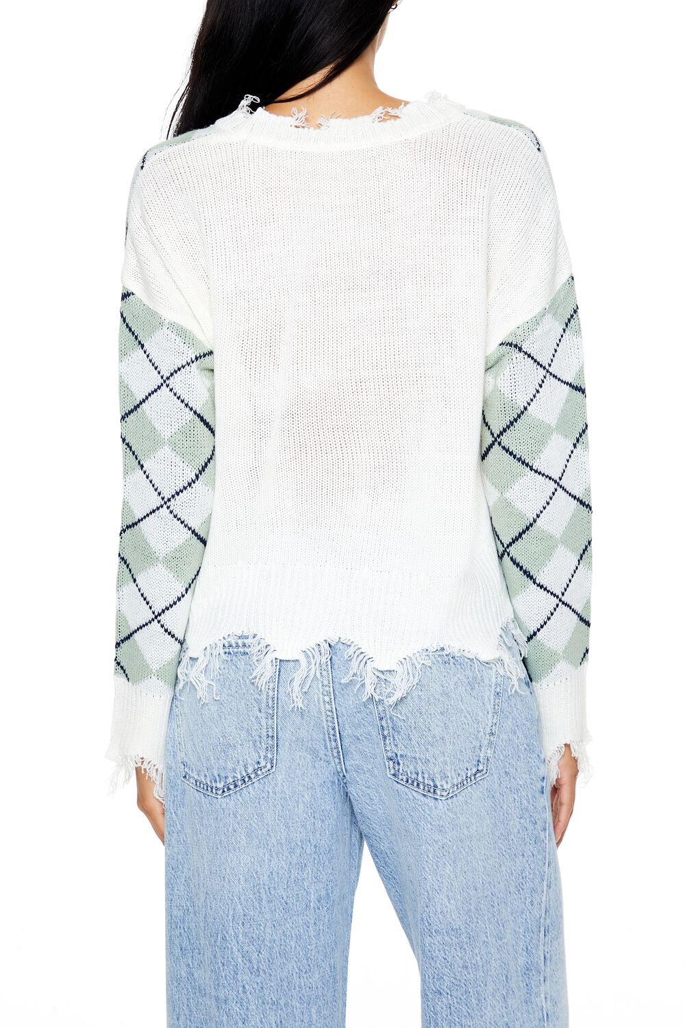 Cropped Argyle Sweater | Forever 21 Womens