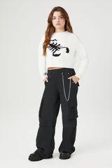 Scorpion Cropped Sweater | Forever 21 Womens