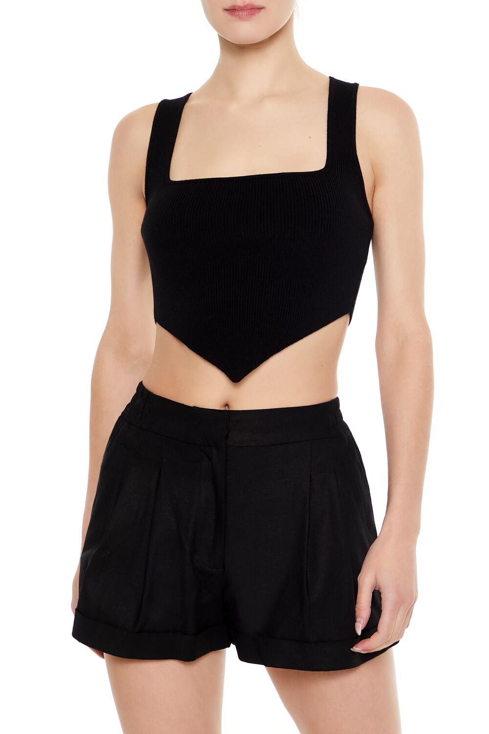 Ribbed Sweater-Knit Crop Top | Forever 21 Womens