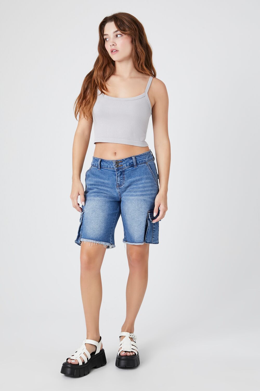Seamless Mineral Wash Cropped Cami | Forever 21 Womens