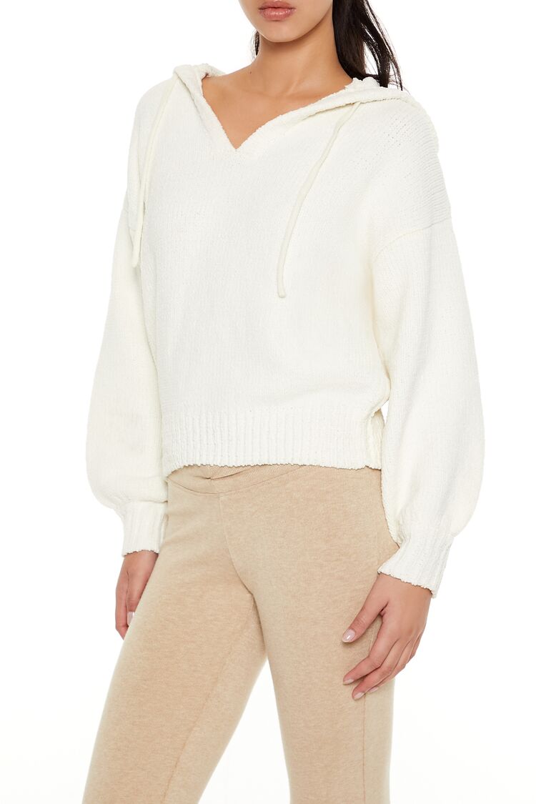 Hooded Drop-Sleeve Sweater | Forever 21 Womens
