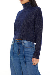 Glitter Knit Turtleneck Sweater | Forever 21 Womens