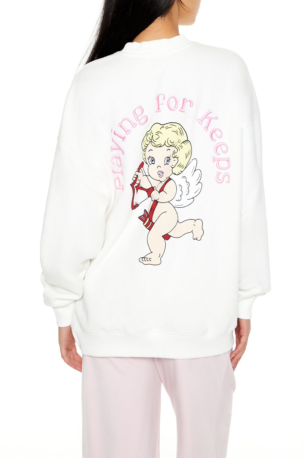 Cupid Playing For Keeps Pullover | Forever 21 Womens