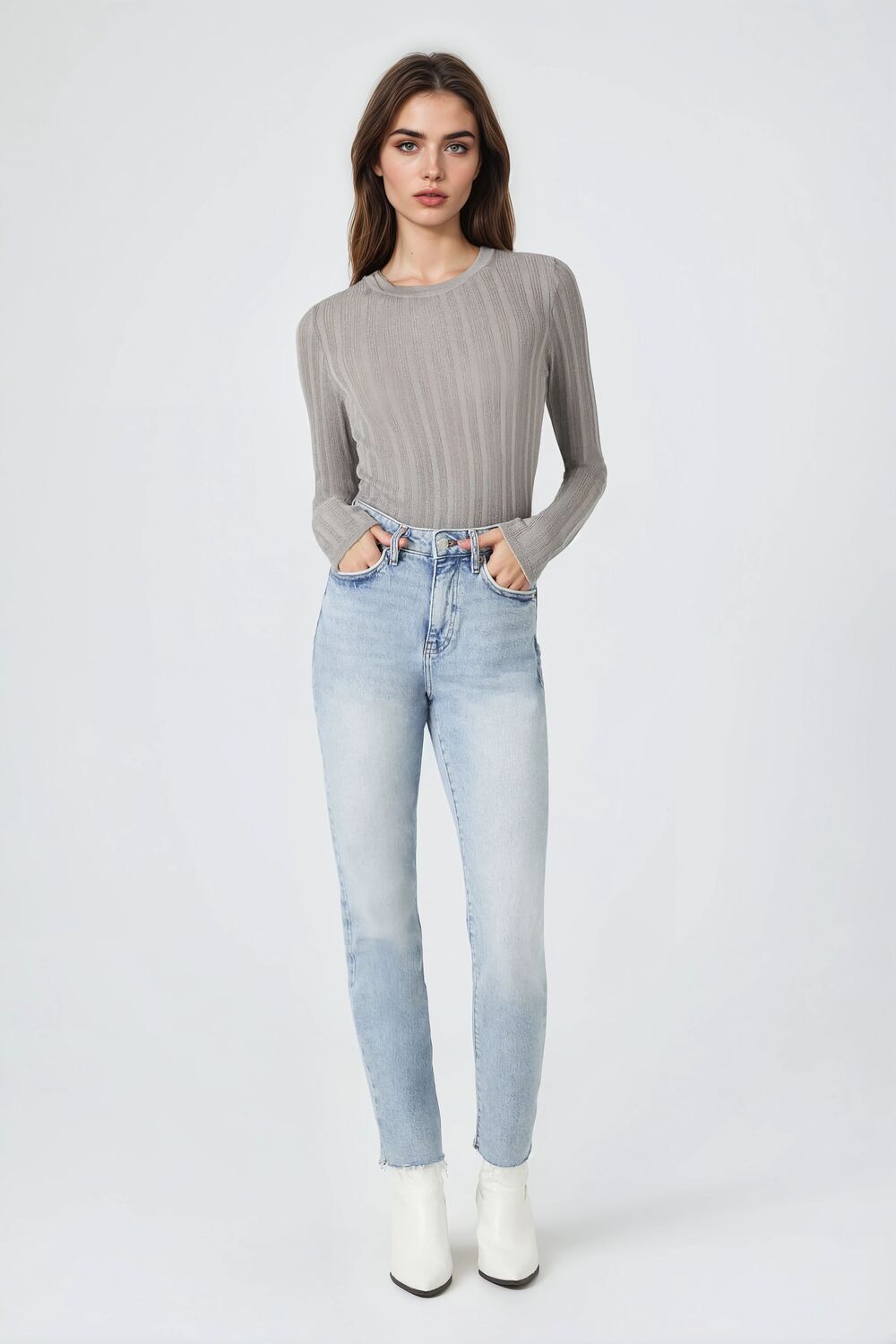 Fitted Ribbed Knit Sweater | Forever 21 Womens