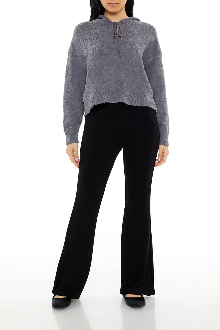 Hooded Lace-Up Sweater | Forever 21 Womens