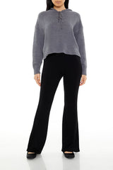 Hooded Lace-Up Sweater | Forever 21 Womens